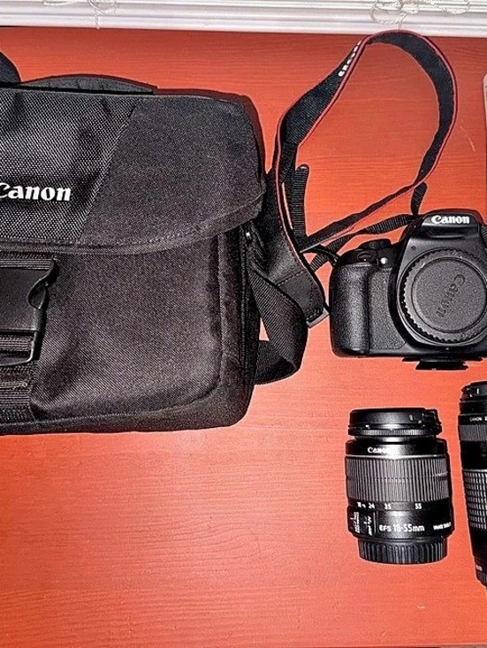 Canon Other - Canon EOS Rebel T6 DSLR Camera Kit with Bag and Two Lenses.